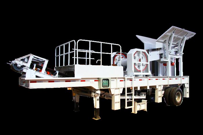 Tire-Type Mobile Jaw Crusher Station